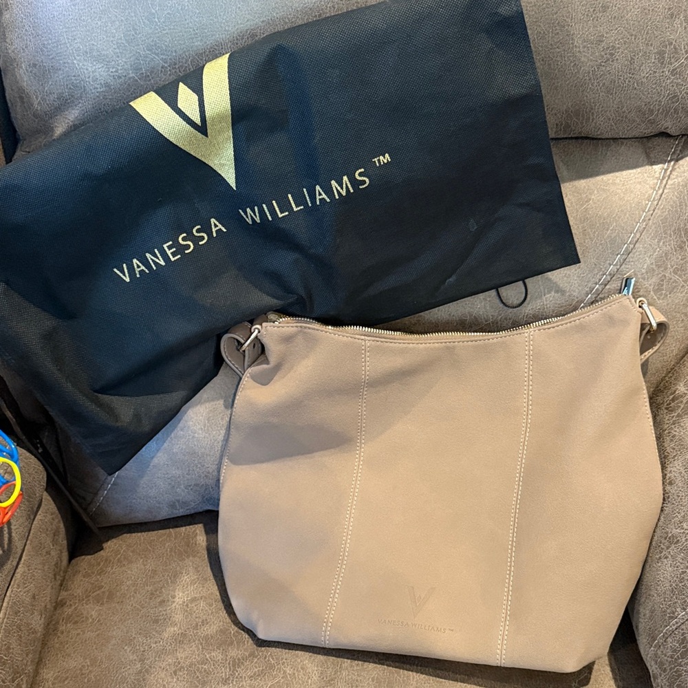 Vanessa Williams Taupe Shoulder Bag
